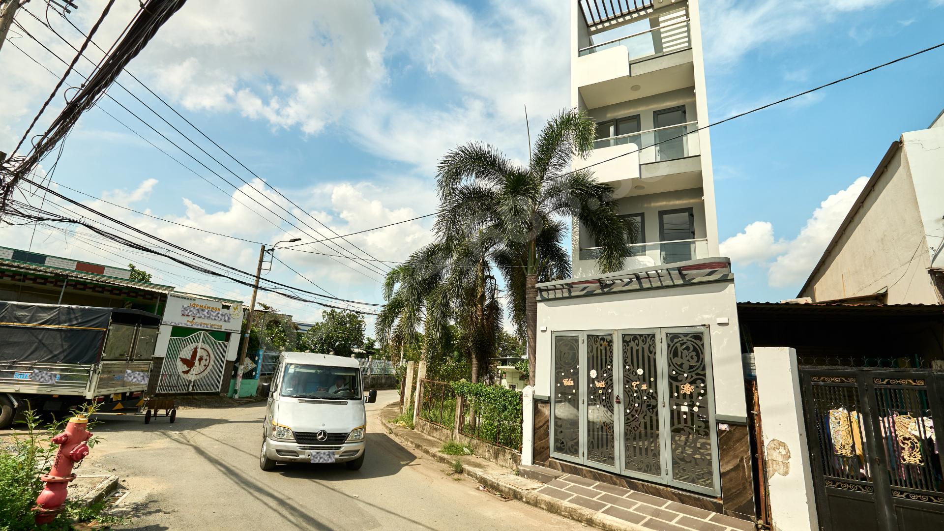 nhà 4 tầng đường Văn Thân Bình Chánh