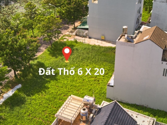 ĐẤT NỀN KDC CONIC BÌNH CHÁNH — 120M² 6×20MMẶT TIỀN 12M — ĐỐI DIỆN HỒ SEN — Sổ hồng riêng — TƯƠNG LAI VÀNH ĐAI 2