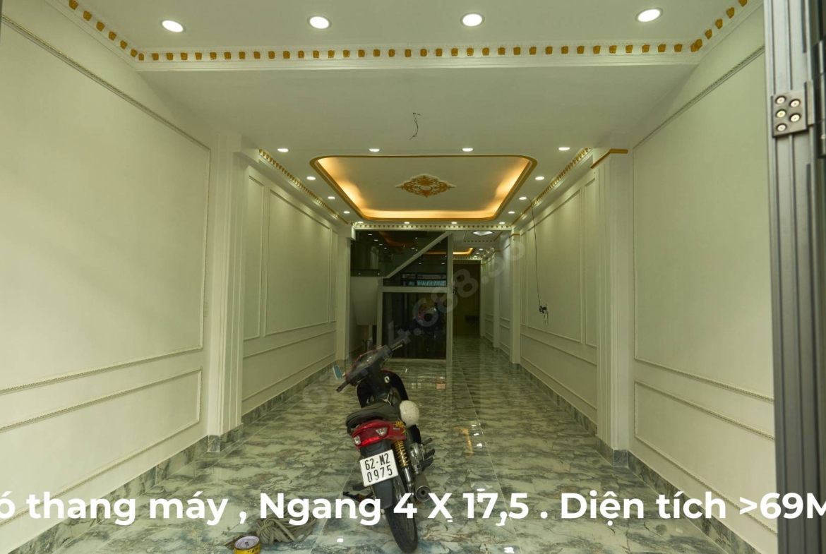 Nhà Hẻm Tỉnh Lộ 10 Bình Tân 4×17m | 4 Tầng Thang Máy | 4PN 5WCBan Công Cửa Sổ Trời | SHR | 11.7 Tỷ