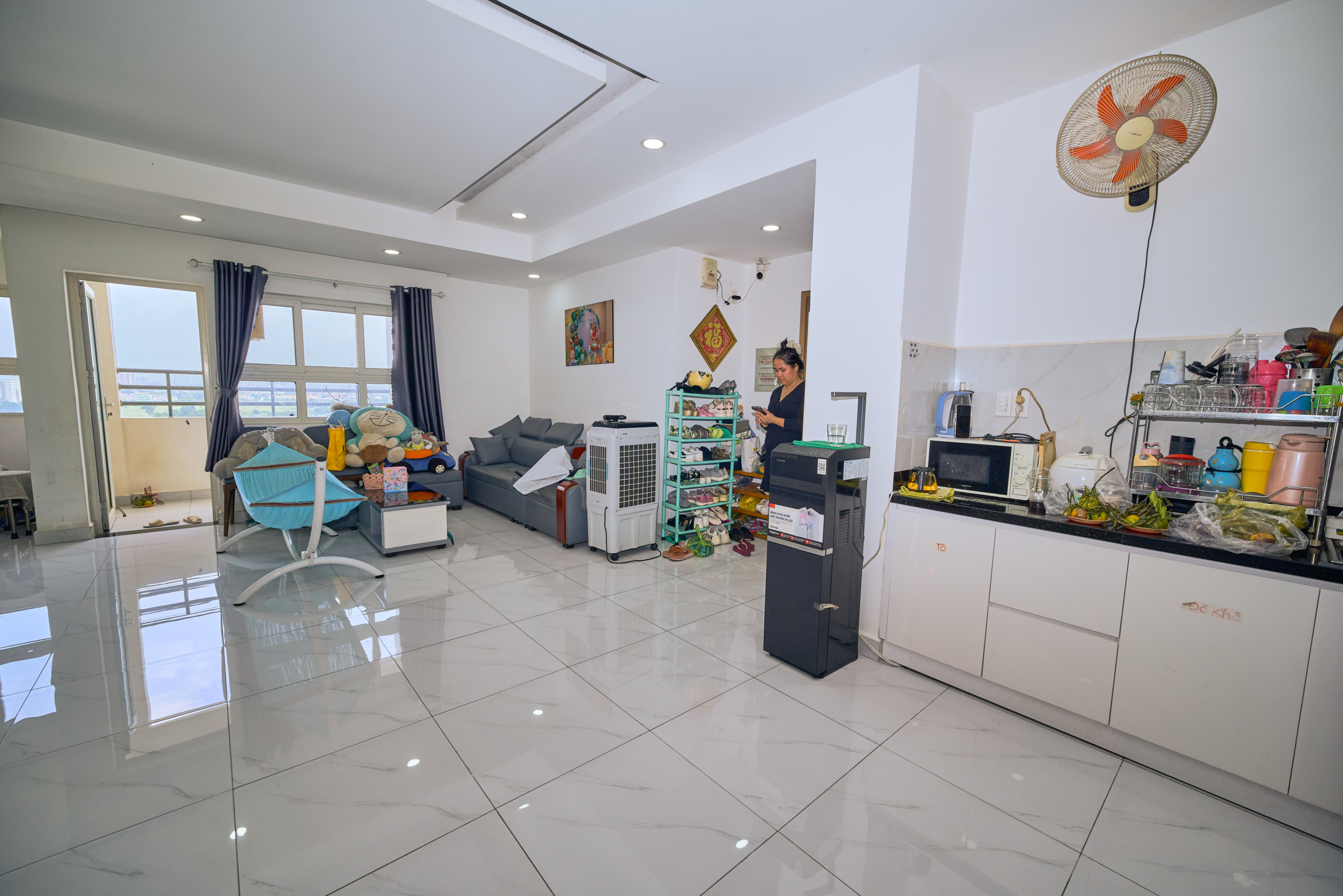 Nhà ở tầng 11 Chung Cư 584 Conic Boulevard, Tân Nhựt, Bình Chánh, 106M2, 3 PN ,2 WC 4.15T