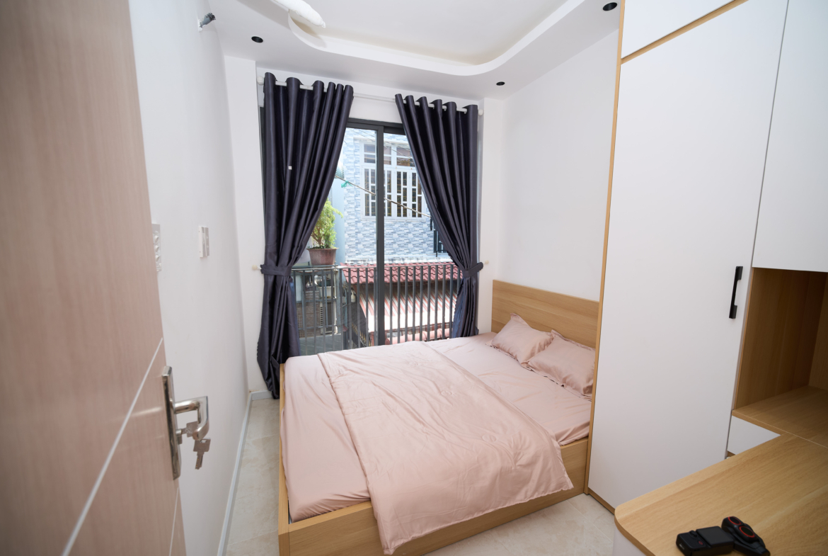 Nhà hẻm Nguyễn Duy , Quận 8 , 12m2 , Sàn 24m4 , 2.22 Tỷ